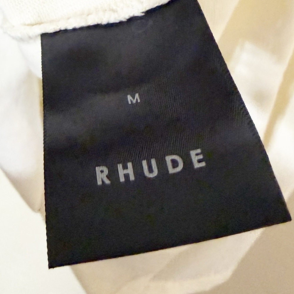 NWT RHUDE Premier Crew Tee in Vintage White Chateau Rhude Men’s T-Shirt M - Picture 13 of 14